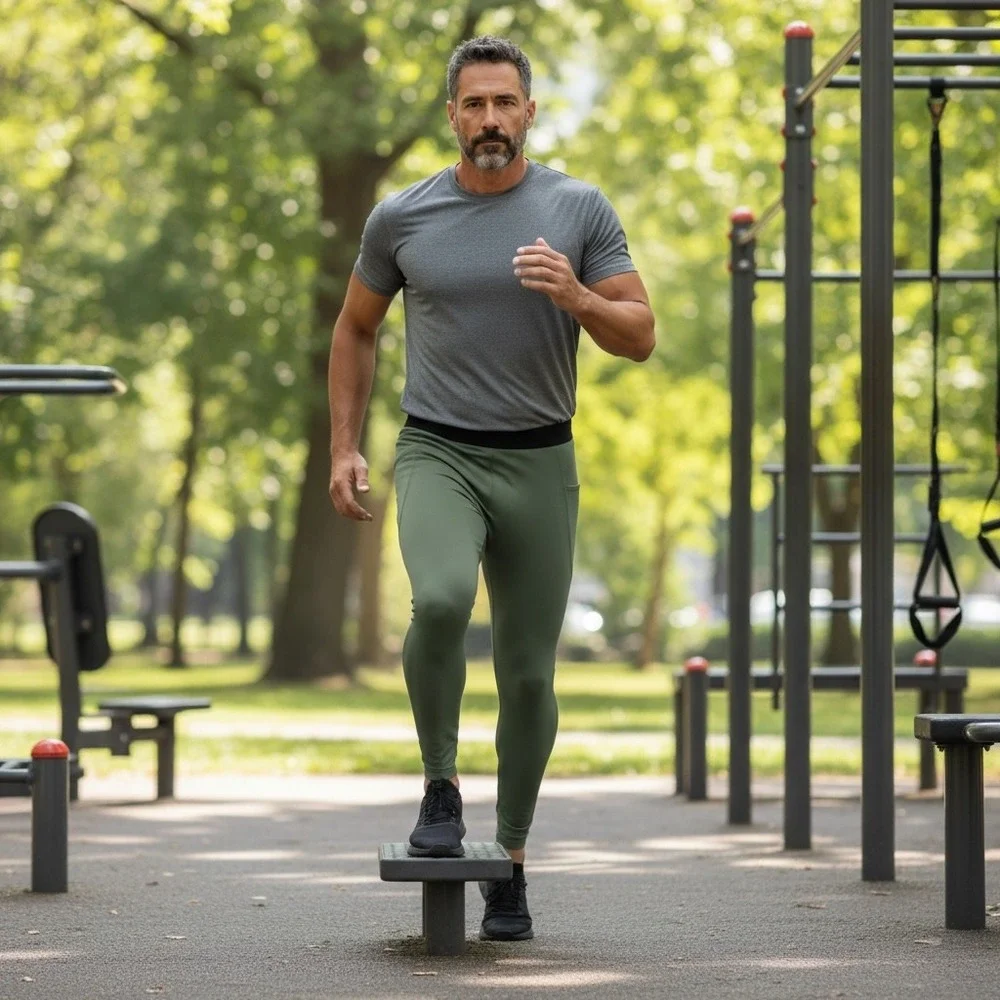 Sweat & Soul Mens XXL Olive Green Compression Pants Training Tights NWT